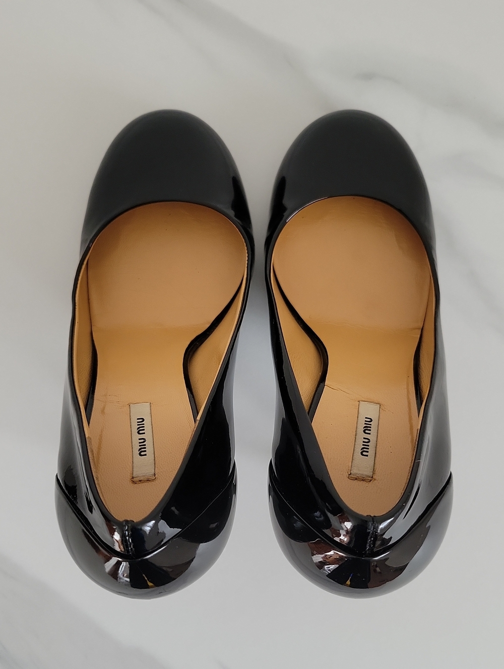 Miu Miu Black Patent High Heel Pumps - Picture 6 of 16
